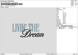 Livingtext 0105 Embroidery File 6 sizes