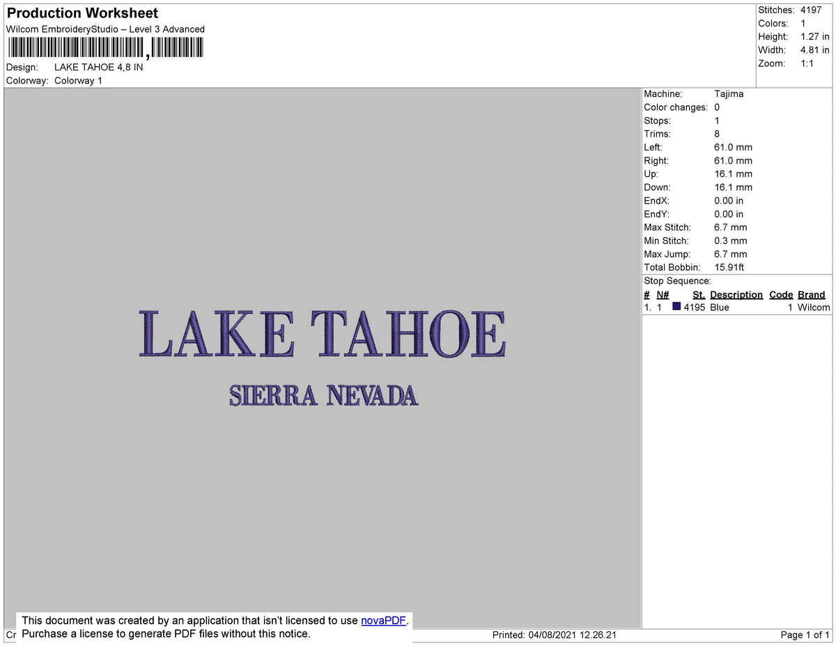 Lake Tahoe
