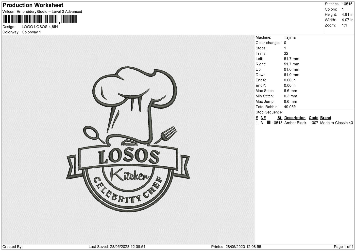 LOGO LOSOS Embroidery