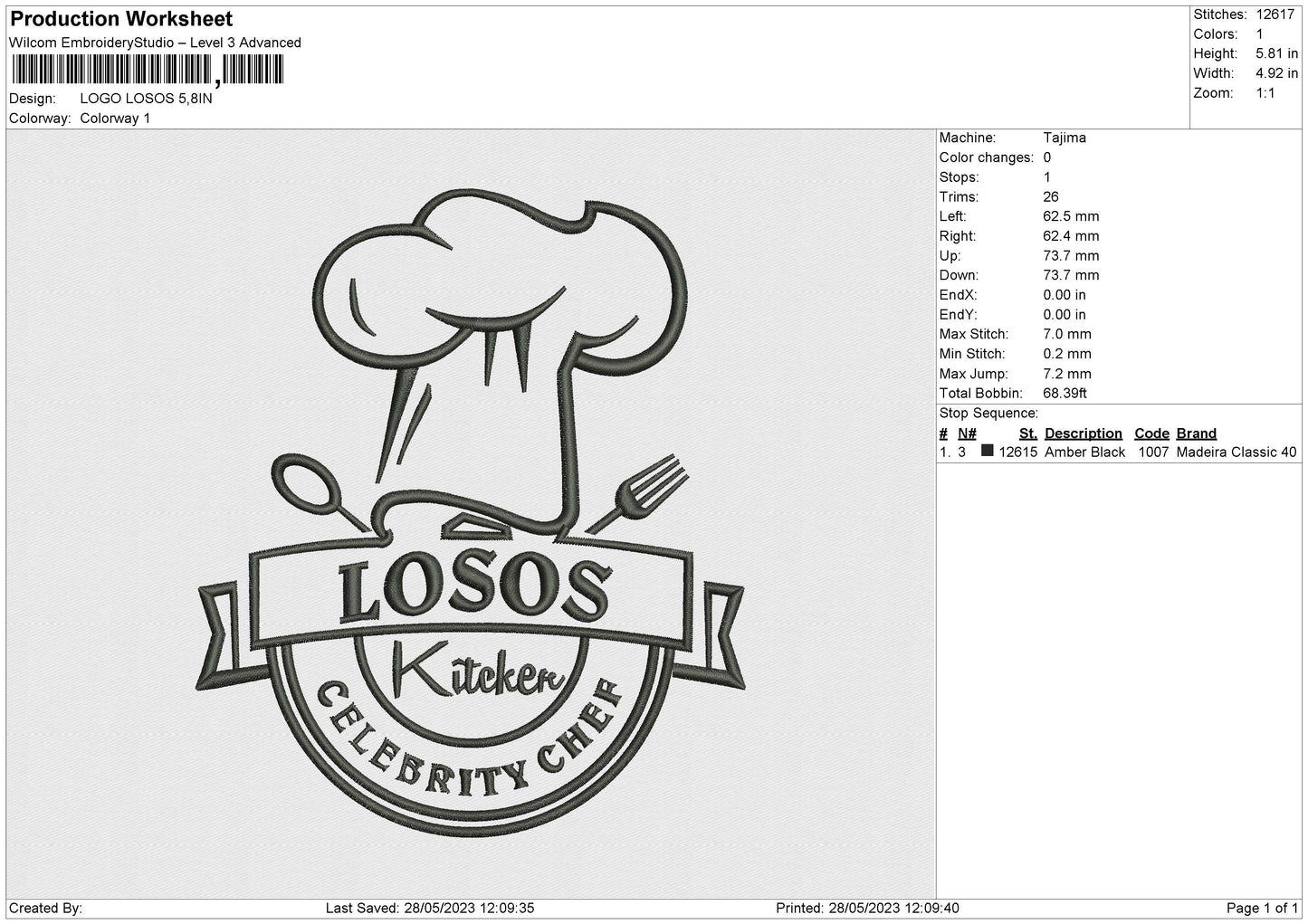LOGO LOSOS Embroidery