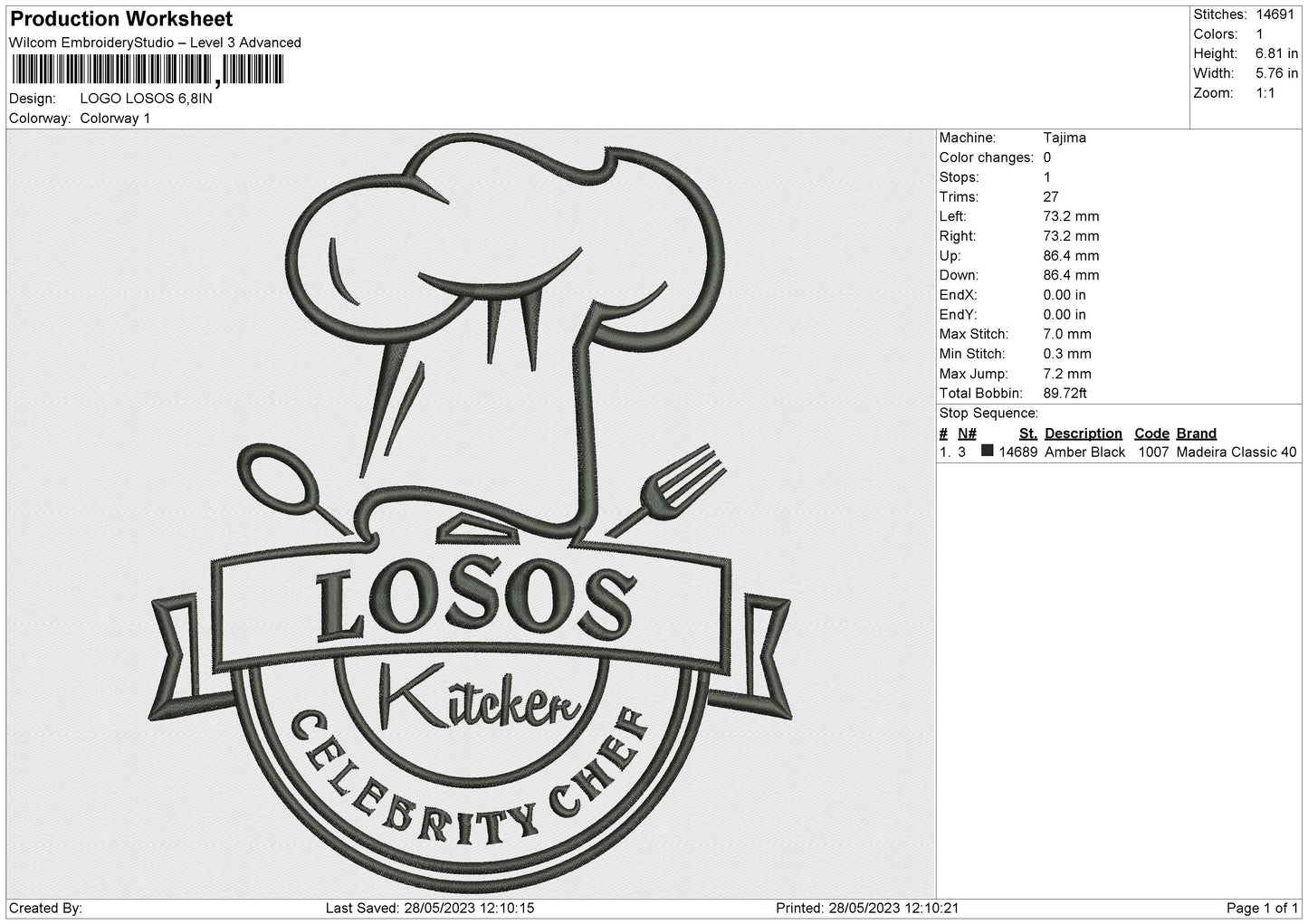 LOGO LOSOS Embroidery