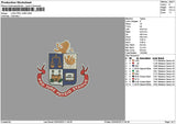 Juretext Embroidery File 6 sizes