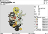 Looney2112 Embroidery File 6 sizes