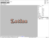 LATINA Embroidery