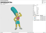 LISSA SIMPSON Embroidery File 6 size
