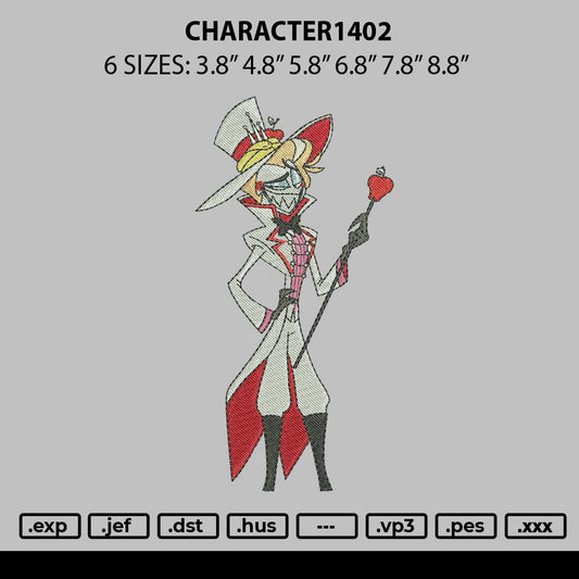 Character1402 Embroidery File 6 sizes