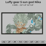 Luffy Gear 5 Sun God Nika