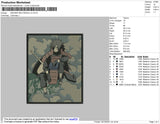 Madara Rectangle Embroidery