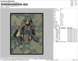 Madara Rectangle Embroidery