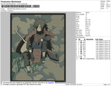 Madara Rectangle Embroidery