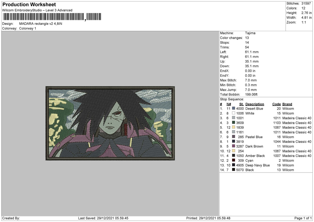 Madara Rectangle V3