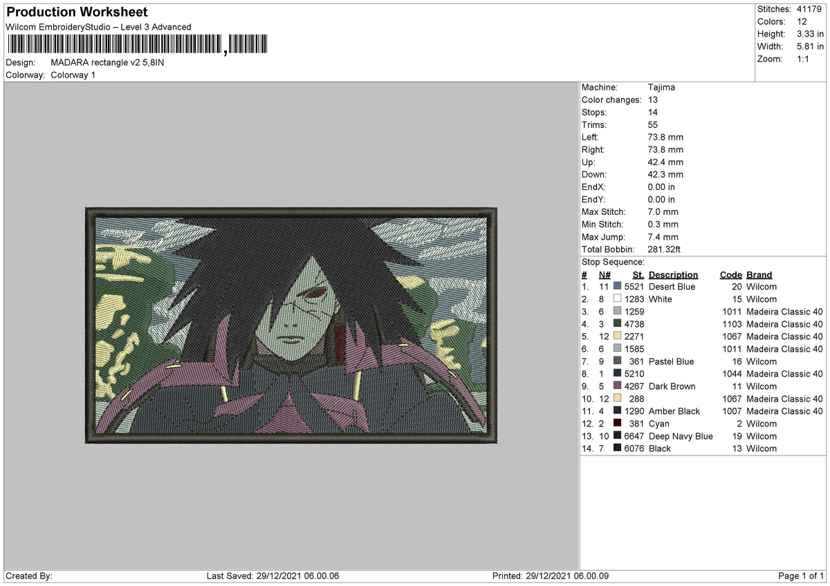 Madara Rectangle V3