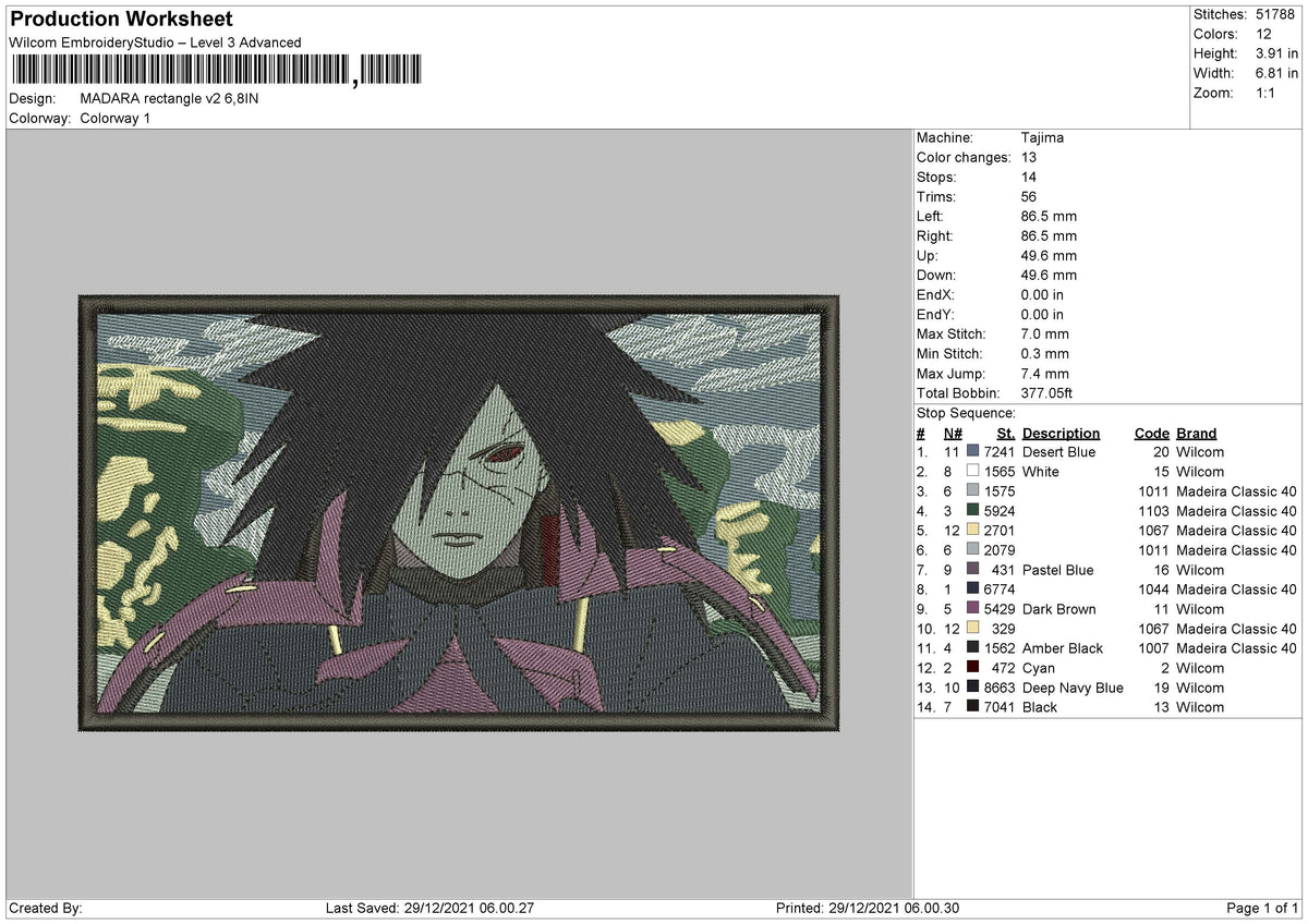 Madara Rectangle V3