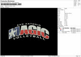 Magic FOOTBALL  Embroidery File 6 sizes