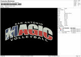Magic FOOTBALL  Embroidery File 6 sizes