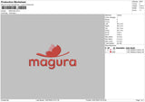 Magura Embroidery File 6 sizes