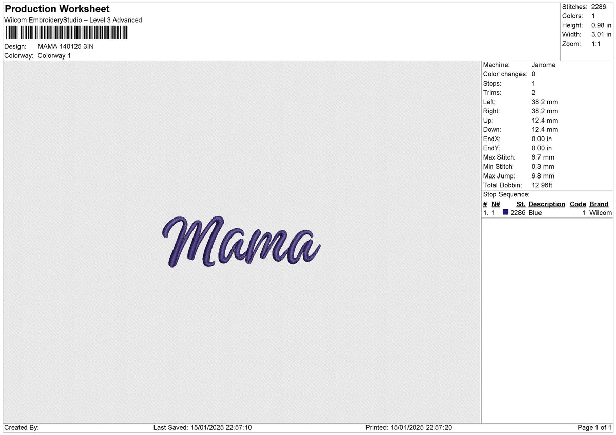MAMA 140125 Embroidery File 6 size