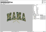 Mama Pttern 1903 Embroidery File 6 sizes