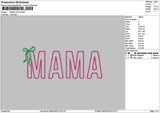 Mamatext 0903 Embroidery File 6 sizes