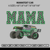 Mamatext Car Embroidery File 6 sizes