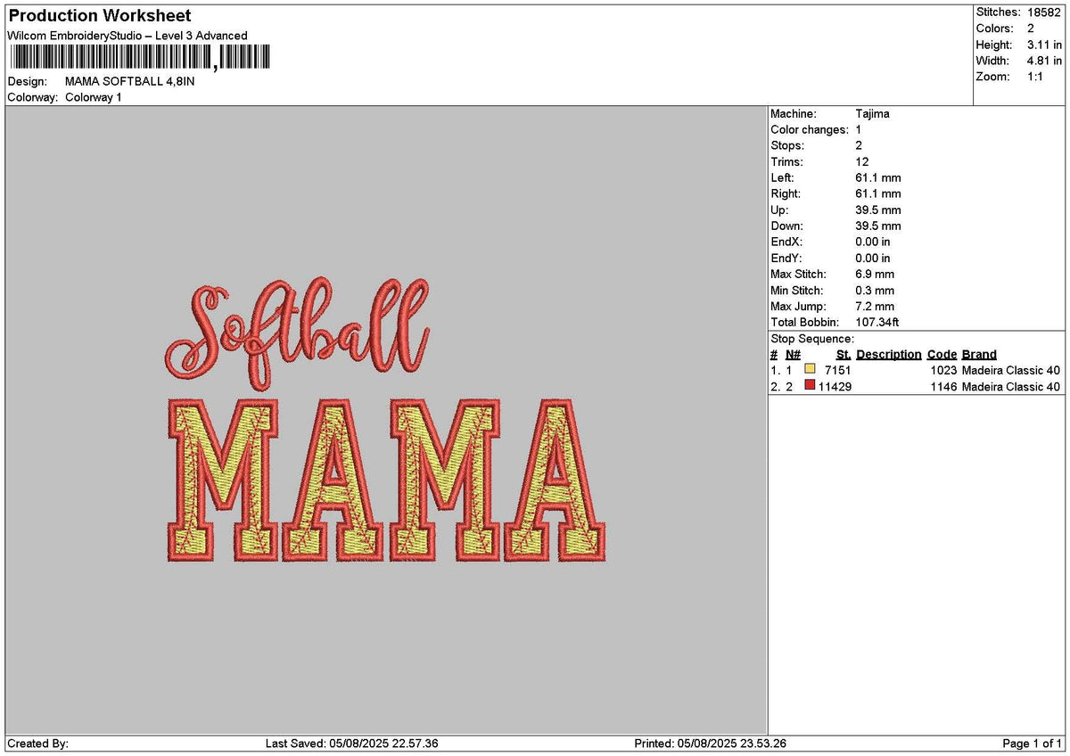 Mamatext 0508 Embroidery File 6 sizes