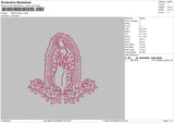 Maria Flowers Embroidery File 6 sizes