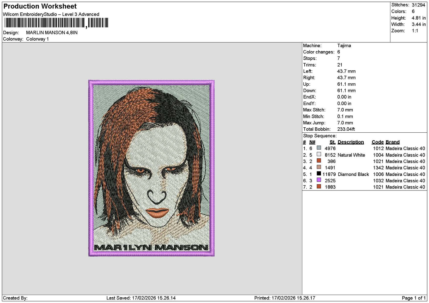 Marlyn Rectangle Embroidery File 6 sizes