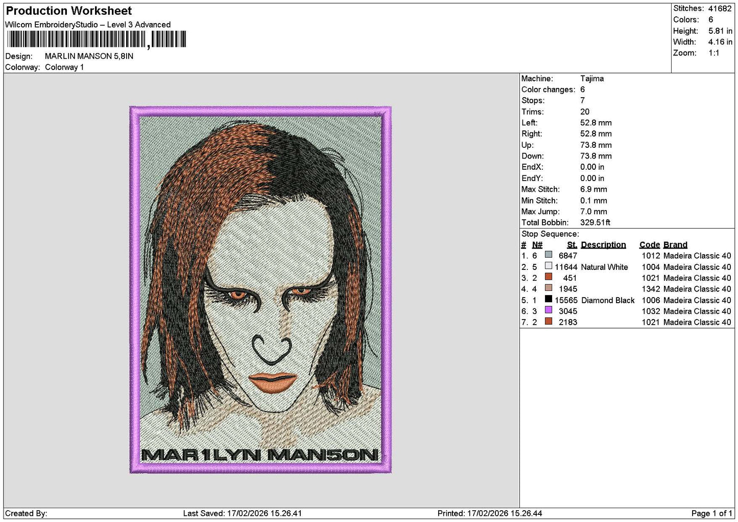 Marlyn Rectangle Embroidery File 6 sizes