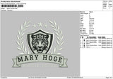 Marytext Embroidery File 6 sizes
