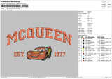 Mcqueen 77 Embroidery File 6 sizes