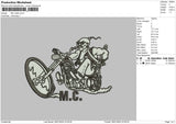 Raider 0801 Embroidery File 6 sizes