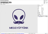 MEGGYUTTUNK Embroidery File 6 size