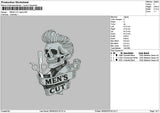Menscut Skull 02
