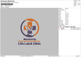 Mentor Up Embroidery File 6 sizes