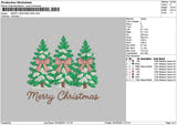 Christmastext 1510 Embroidery File 6 sizes