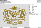 Michaeltext Embroidery File 6 sizes