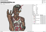 MICHAEL JORDAN 9225 Embroidery File 6 size