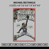 Michael Rectangle Embroidery File 6 sizes