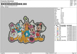 Mickeyfriends Patch 2103 Embroidery File 6 sizes