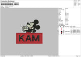 Kam Embroidery File 6 sizes