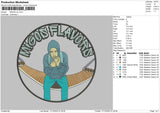 Migos Embroidery File 6 sizes