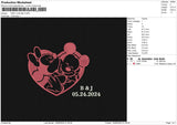 MIKI LOVE  Embroidery File 6 size