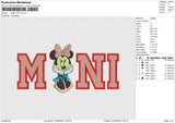 MINI TYPO Embroidery File 6 size