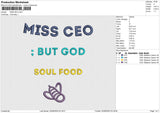 MISS SEO Embroidery File 6 size
