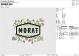 MORAT Embroidery File 6 size