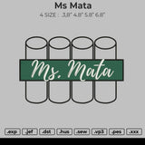 MS Mata
