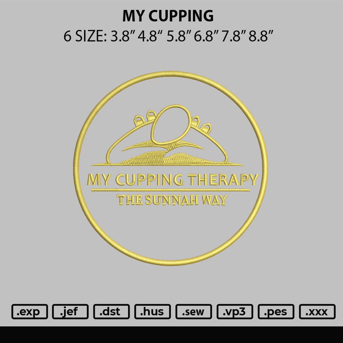 My Cupping Embroidery