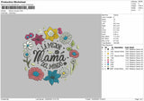 Mama La Mejor Embroidery Files