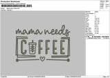 Mamatext 0103 Embroidery File 6 sizes