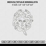 Medusa Tatuaje Minimalista